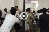 Lawyers fight in Ghaziabad court