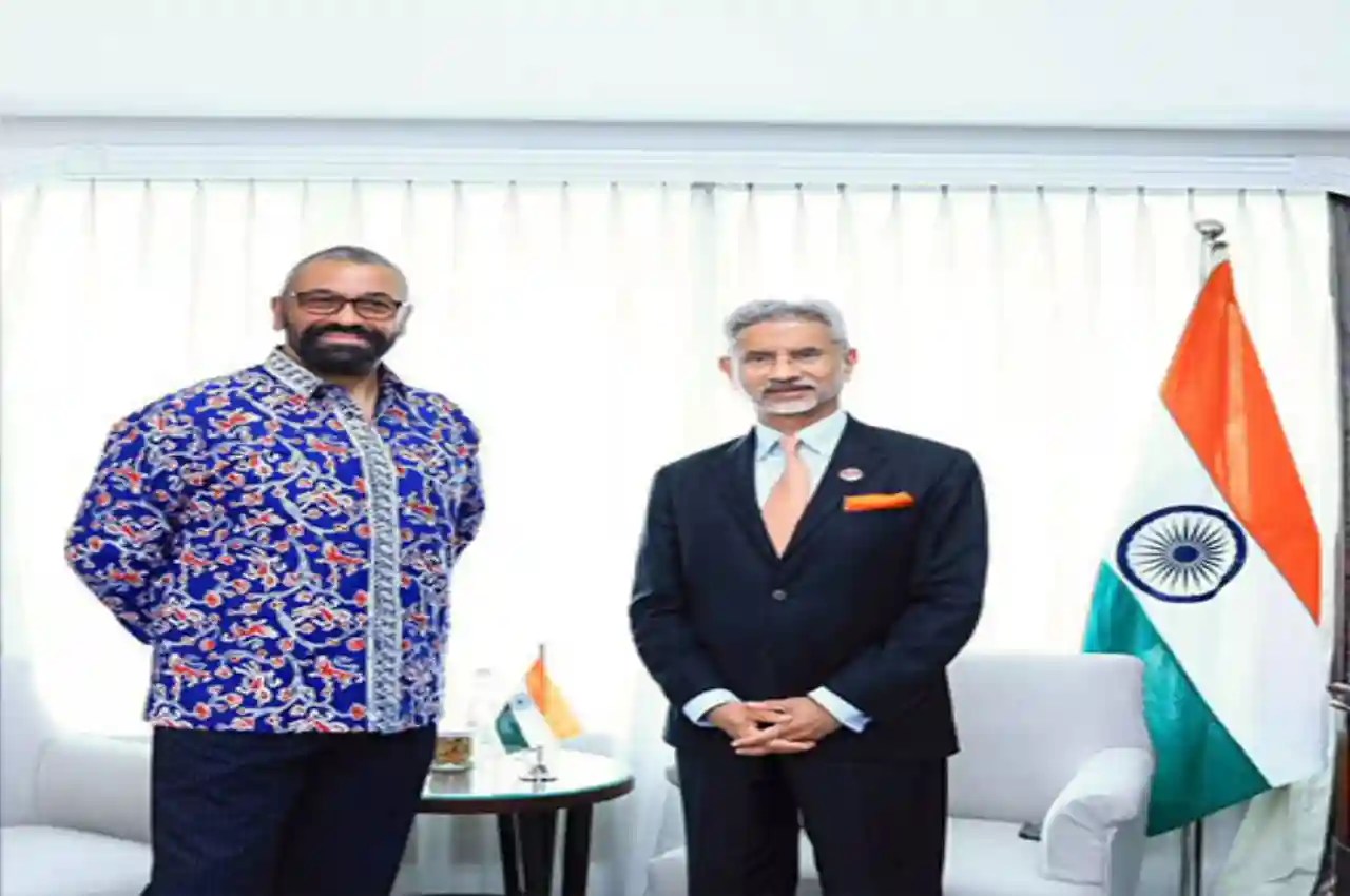 Jaishankar meets UK FS James Cleverly, raises concern over security of Indian diplomats