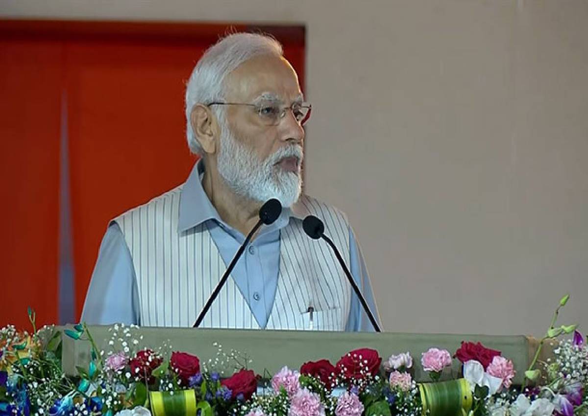 PM Modi Lays Foundation Stone Of Project Worth 24,300 Crore In...