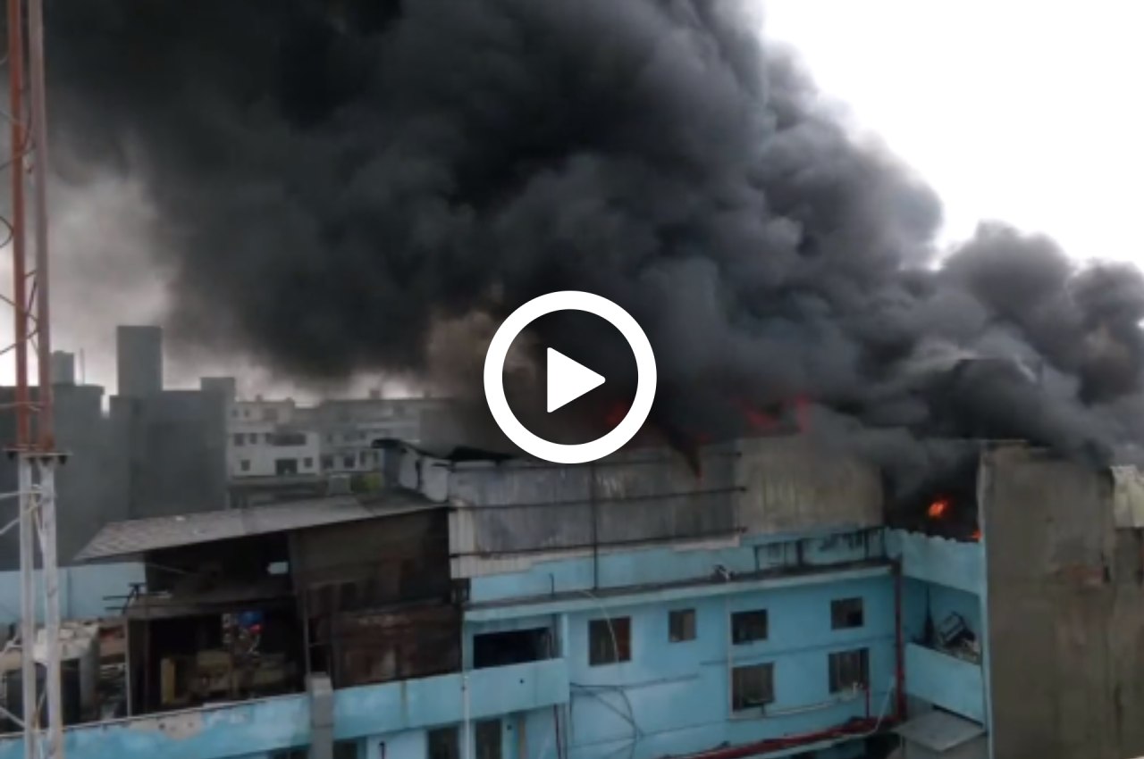 Delhi fire video