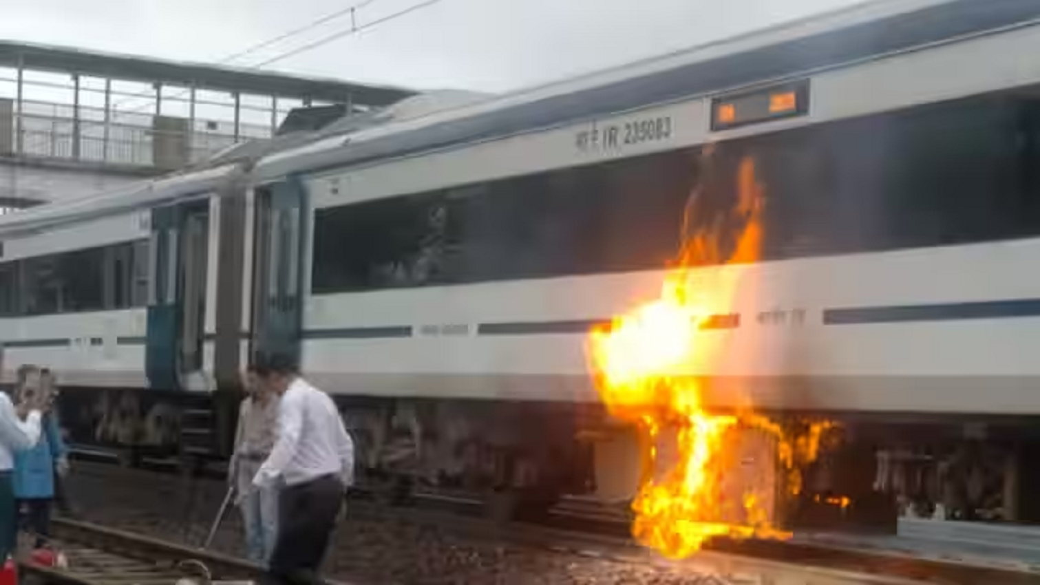 Fire in Vande Bharat Express