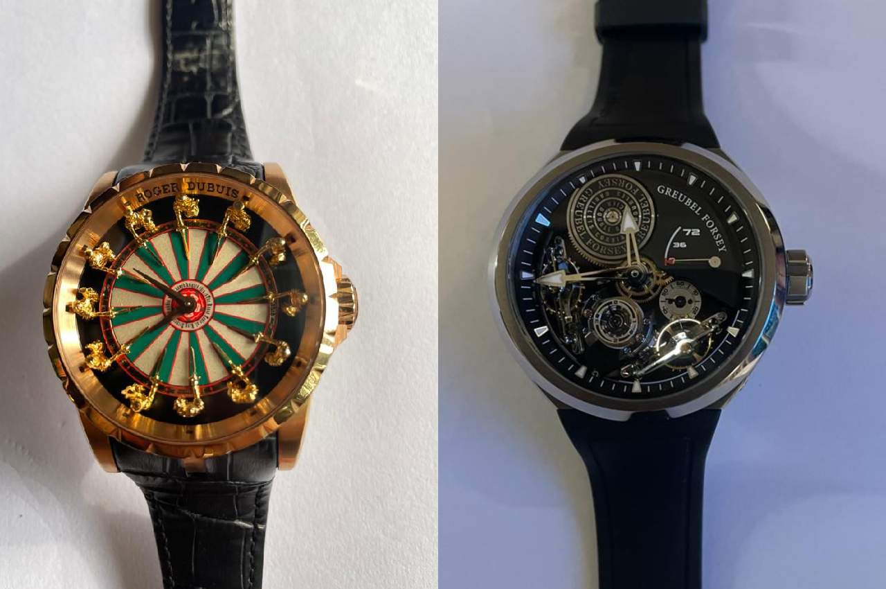 Image of Kolkata, West Bengal, India - February 2020: Kolkata, West Bengal,  India - February 2020: Macro photography of wrist watch, Timex chronograph  watch, close up shot of watch.-PT636180-Picxy