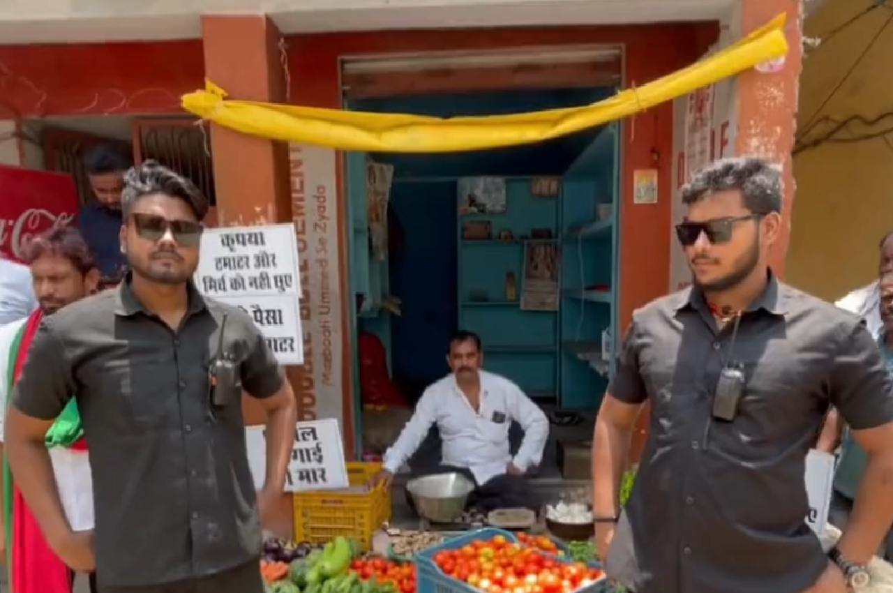 Bouncer for tomatoes