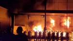 Fire in TVS showroom in Vijaywada