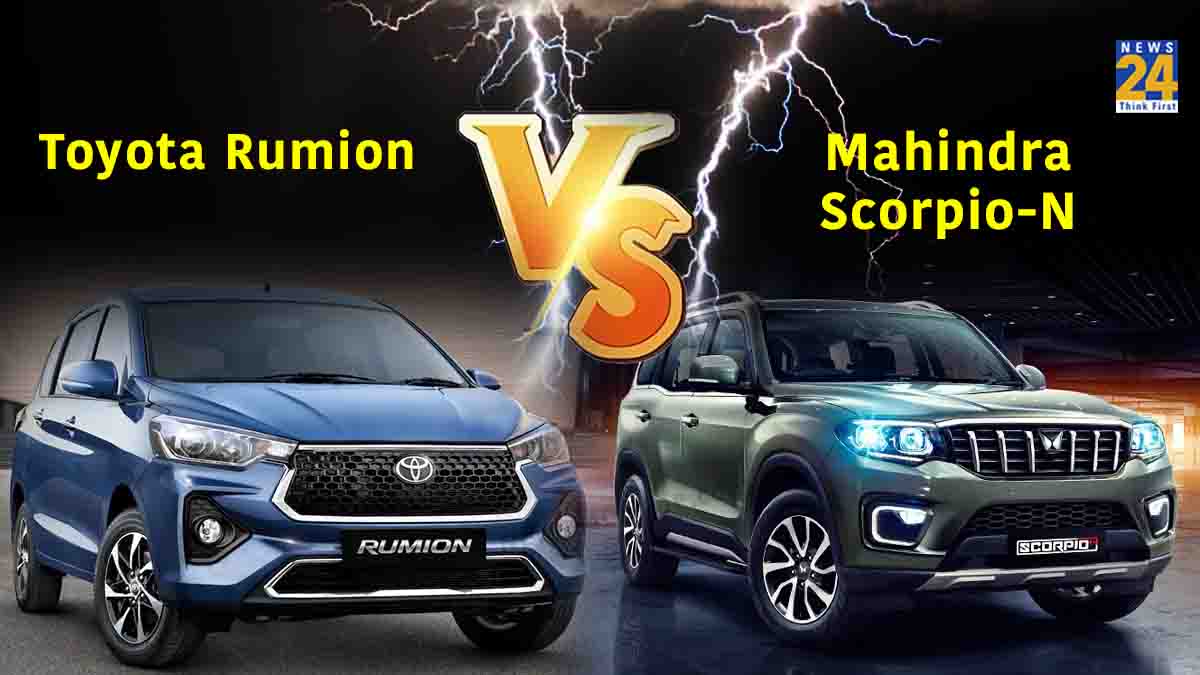 Toyota Rumion vs Mahindra Scorpio-N (Photo Credit: News 24)