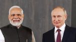 PM Narendra Modi with Russian President Vladimir Putin. (Photo Credit: ANI)