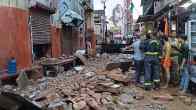 Vrindavan wall collapses. (Photo Credit: News 24)