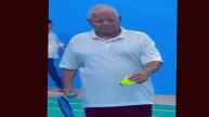 Lalu yadav Plays Badminton after being on bail