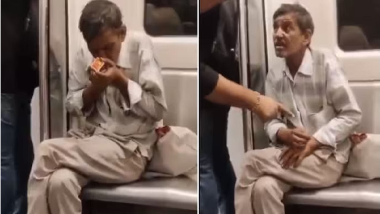 Man Smokes Beedi Inside Delhi Metro Dmrc Swings Into Action After Video Goes Viral Watch News24
