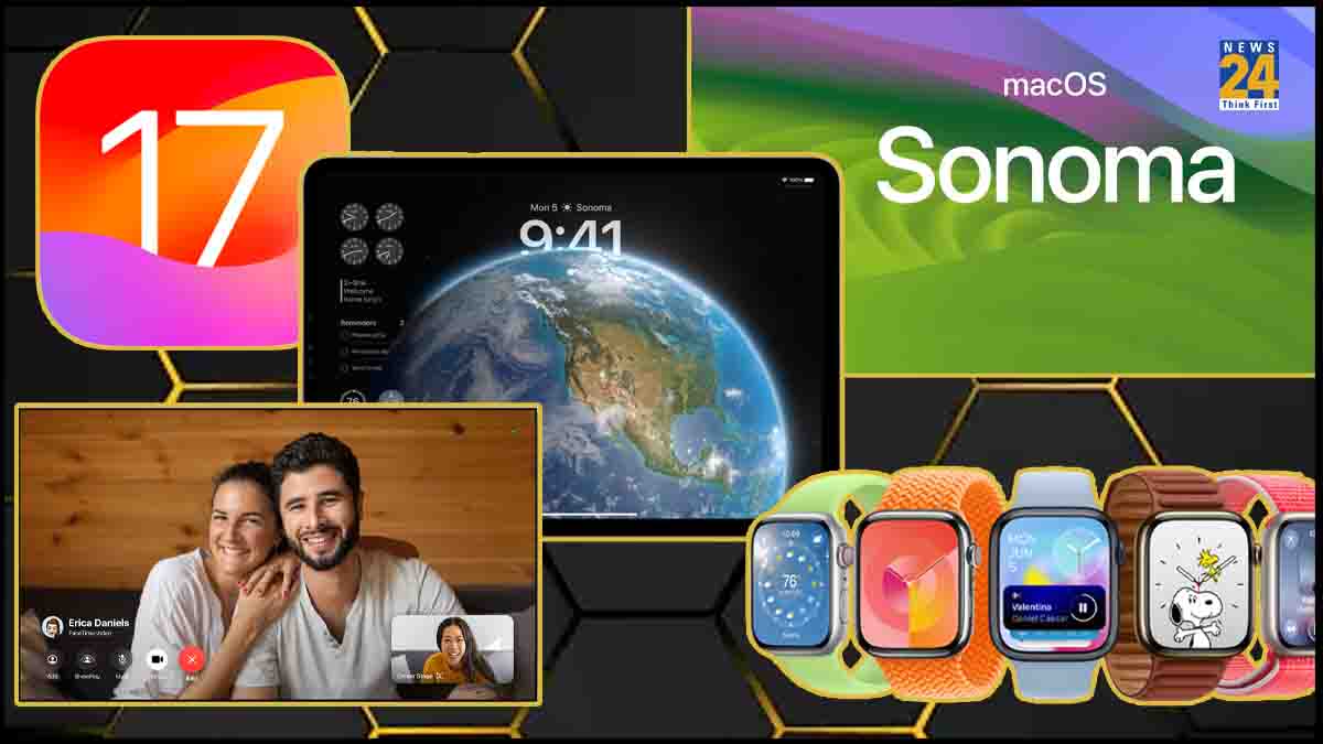 iOS 17, iPadOS 17, macOS Sonoma, watchOS 10, and tvOS 17 (Photo Credit: News 24)