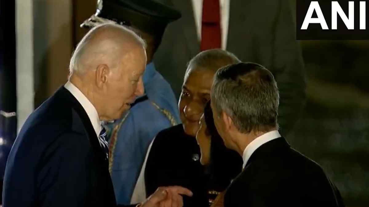 Joe Biden arrive in India