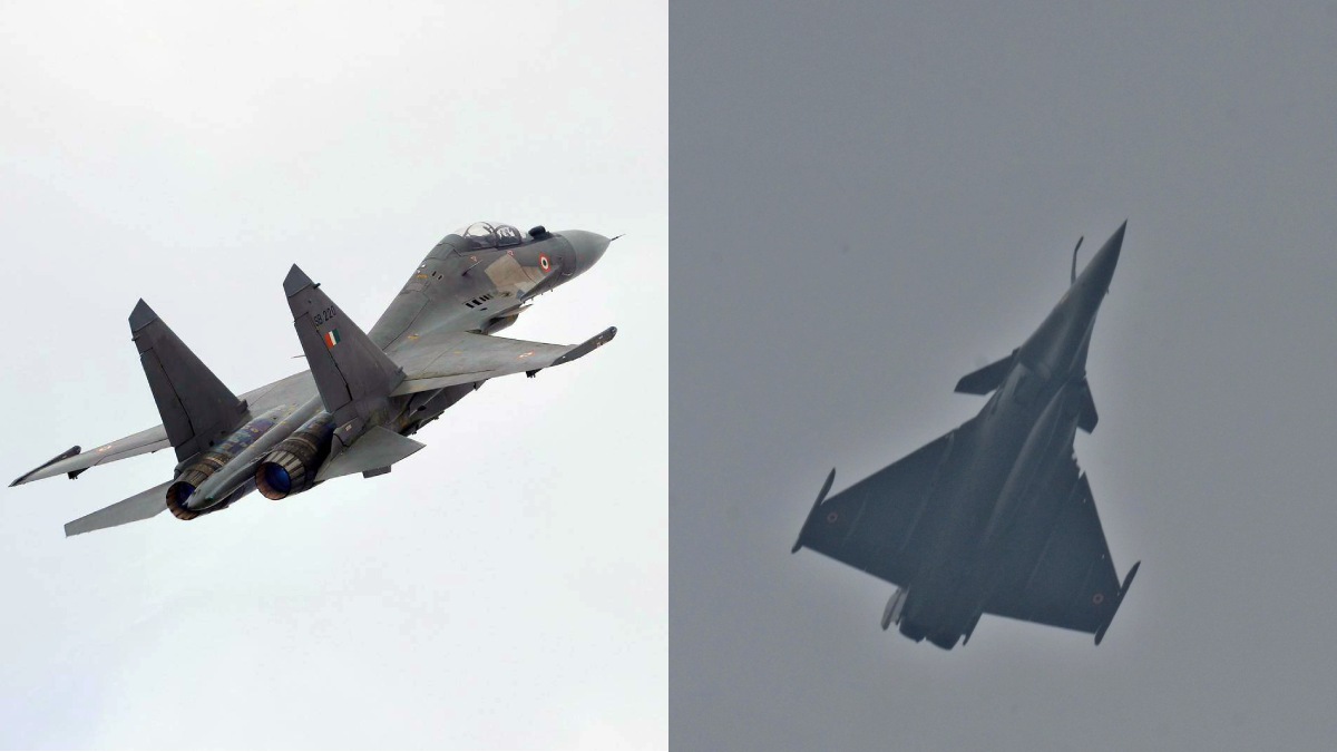 Rafale, Sukhoi jets (Photo Credit: ANI FIle)