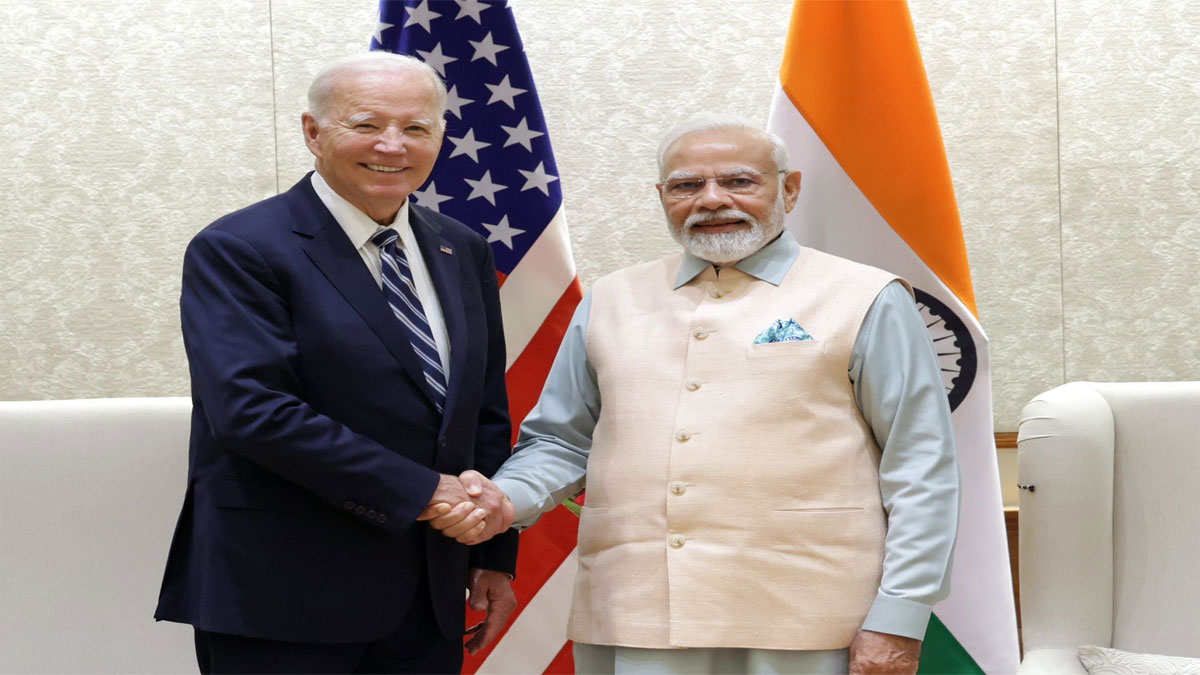G20 Summit Delhi: Unites States President Joe Biden and Prime Minister Narendra Modi.