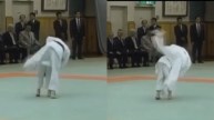 Screengrab of video showing Vladimir Putin being tossed by a young Japanese girl. (Photo Credit: Instagram/wealth)