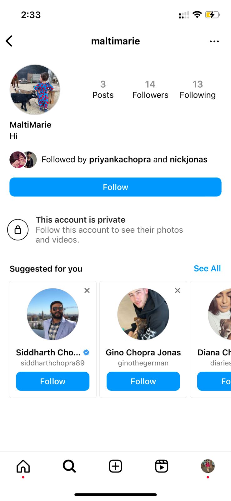 Sneaky! Priyanka Chopra And Nick Jonas Have An Account For Daughter ...