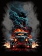 'Trending Retro Racing Car' Poster by HUMANIMAL _ Displate