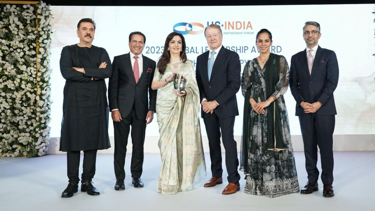 Nita Ambani Receives Usispf Global Leadership Award 2023