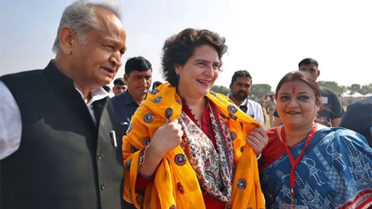 Rajasthan: Congress leader Priyanka Gandhi's