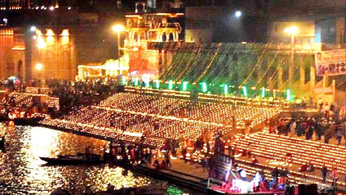 Lights, lasers, lamps Varanasi Shimmers For 'Dev Deepawali'