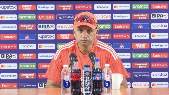 India head coach Rahul Dravid