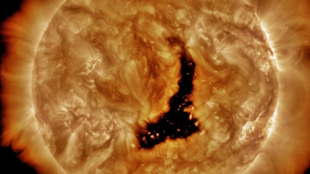 Coronal Hole on the Sun