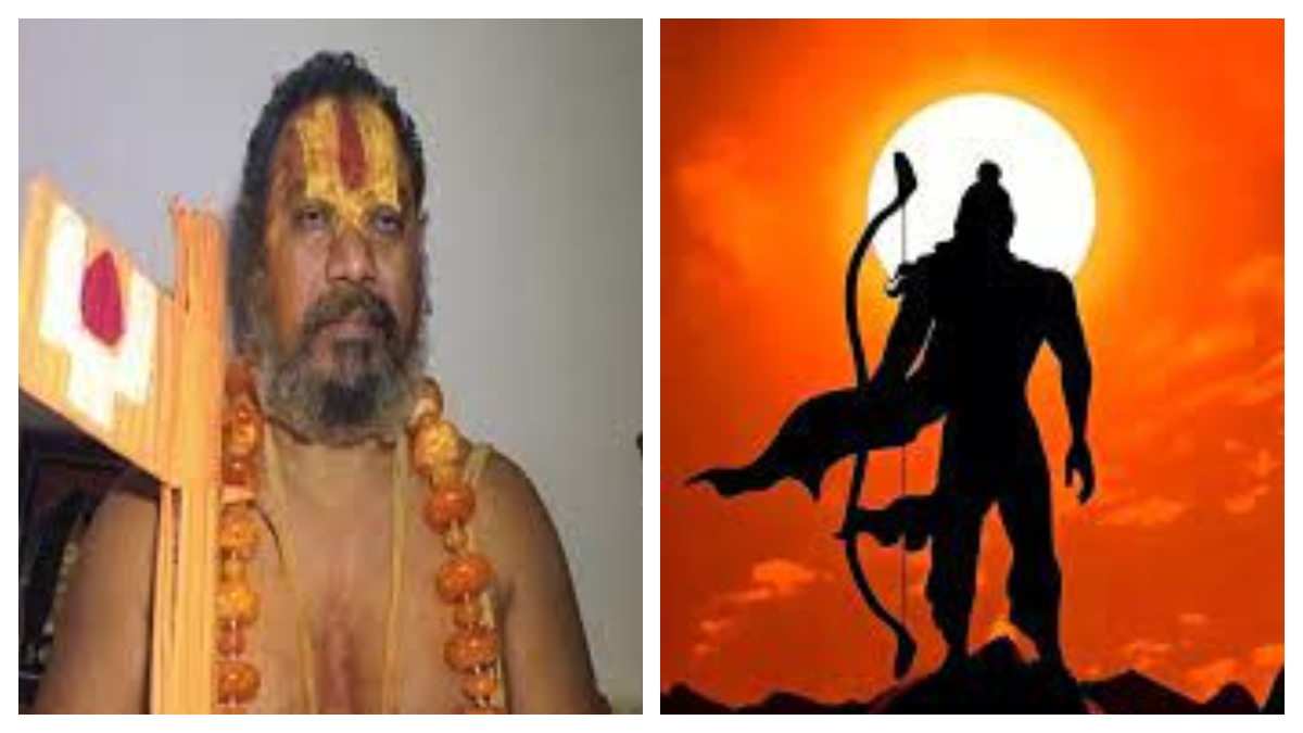 Ayodhya Seer Paramhans Acharya bursts out in anger over a non-veg eating remark on Shree Ram.