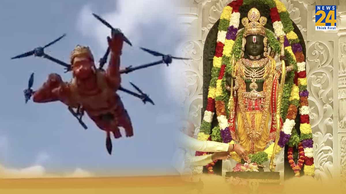 Hanuman Flying In Bengaluru, Mumbai As Ram Lalla Arrives In Ayodhya