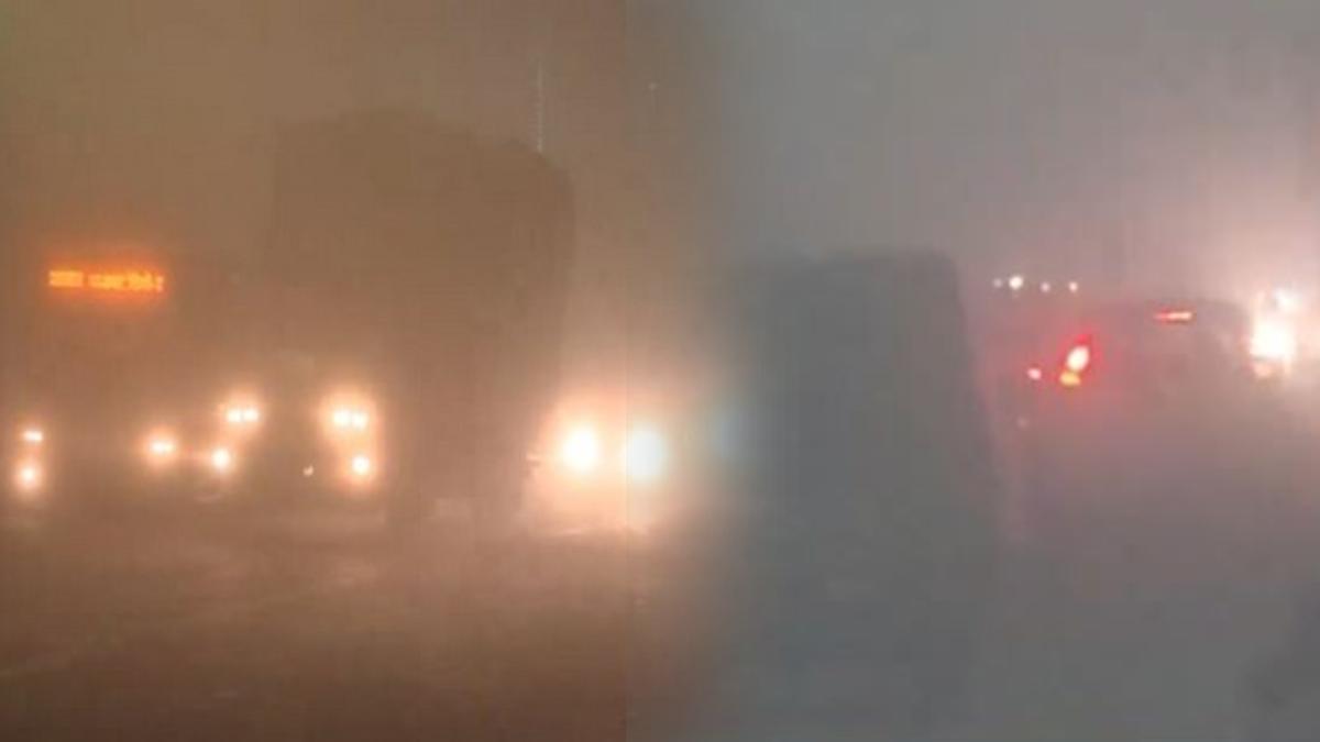 Layer Of Thick Fog Shrouds Delhi-NCR