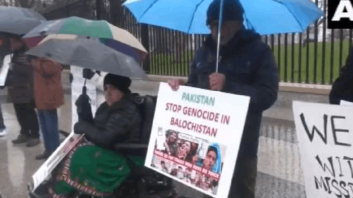 Members Of Baloch Diaspora In US Protest Against Pakistan