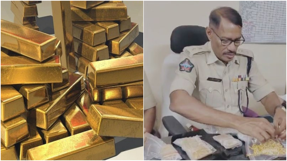 Gold seized in Andhra Pradesh Bhimavaram