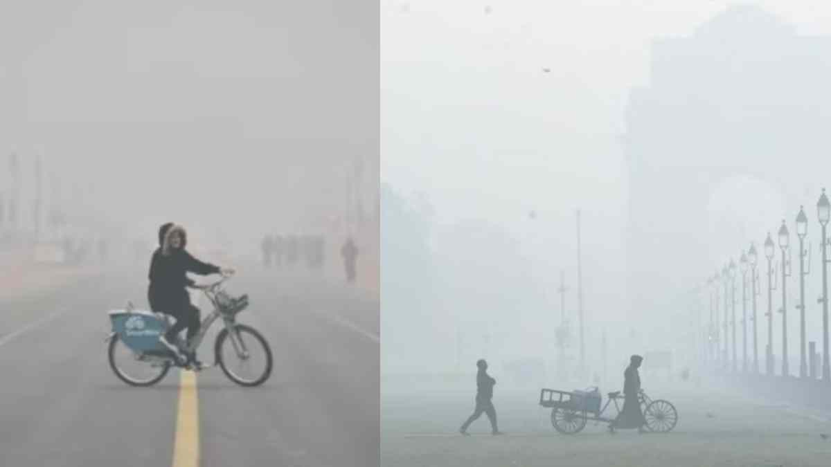 Thick Layer Of Fog Engulfs Delhi NCR