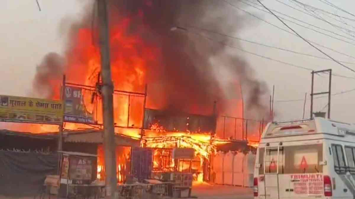 Greater Noida: Several Dhabas, Shantis Gutted To Fire