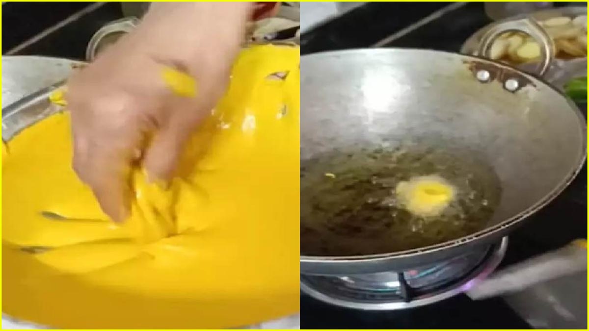 Woman Making Kaju Katli Pakoda Leaves People Shocked; Users Comment 'It's Just Madness'