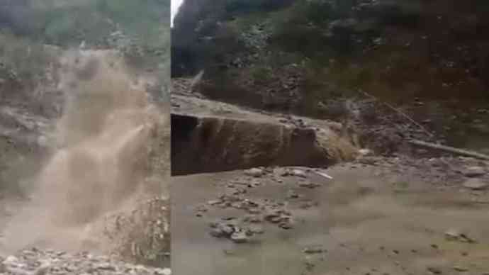 Arunachal Pradesh: Road Linking To China Border Washed Away