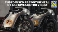 Customised RE Continental GT 650 gives Retro Vibe