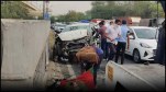 Three Injured In Delhi Crash: Jaguar Strikes Taxi At High Speed