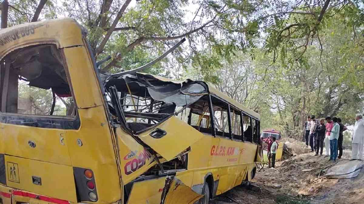Haryana: Drunk Driver Overturns Bus, Dozen Kids Feared Dead