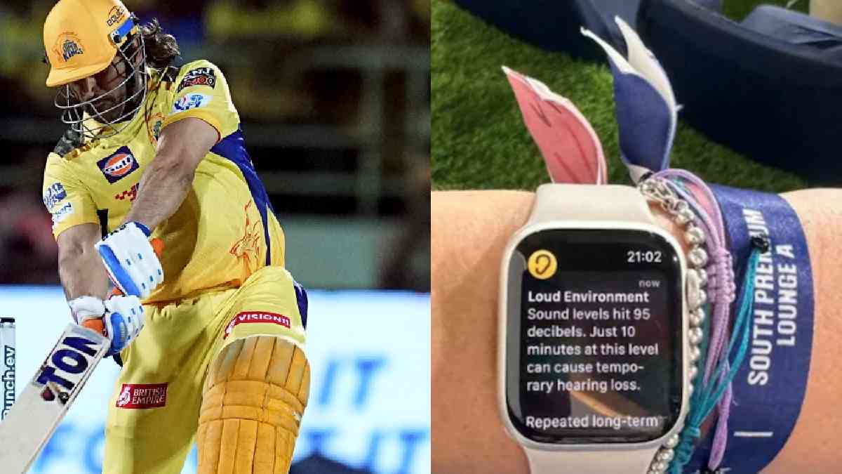 De Kock's Wife Receives Hearing Loss Alert As MS Dhoni Walks Out To Bat