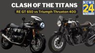 Royal Enfield Continental GT 650 and Triumph Thruxton 400