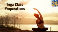 Yoga class Preparation