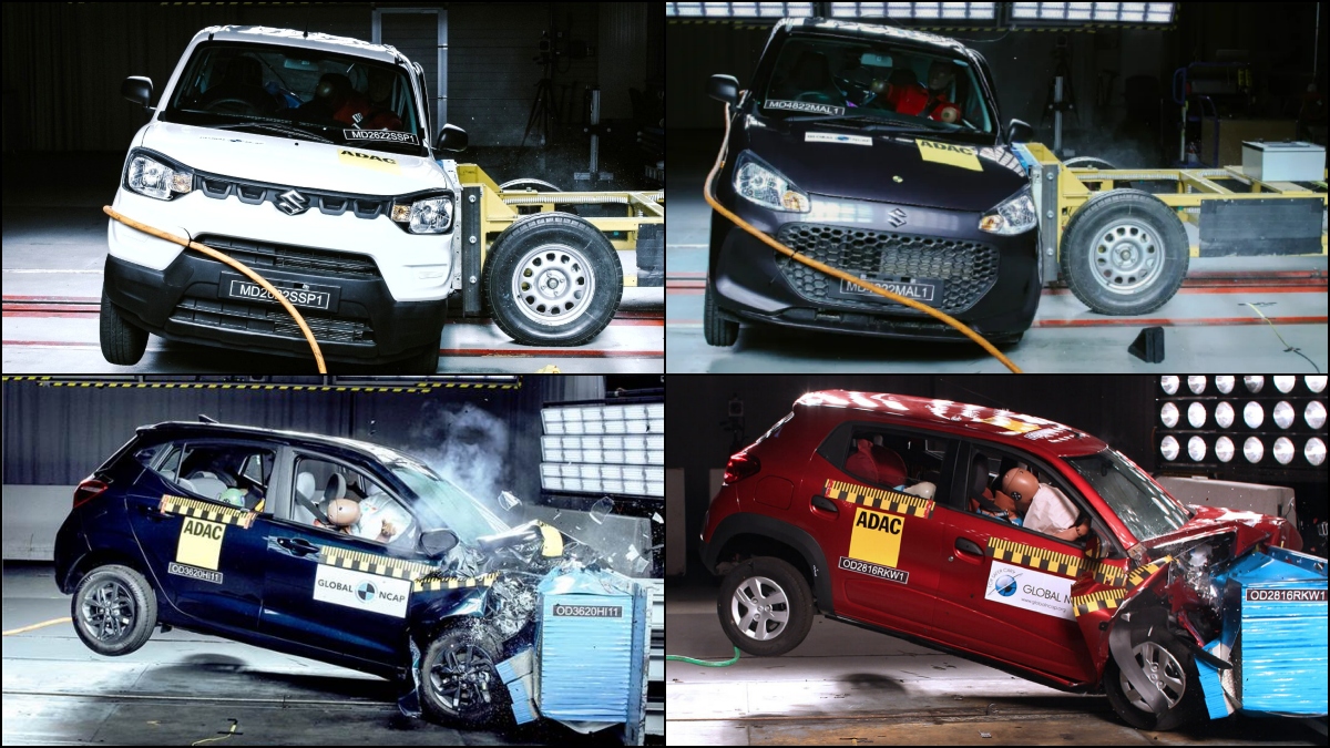 India’s Least Safe Cars Maruti Alto K10, WagonR, And More