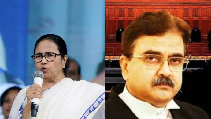 TMC: Justice Abhijit Gangopadhyay and Mamata Banerjee