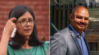 Swati Maliwal and Bibhav Kumar