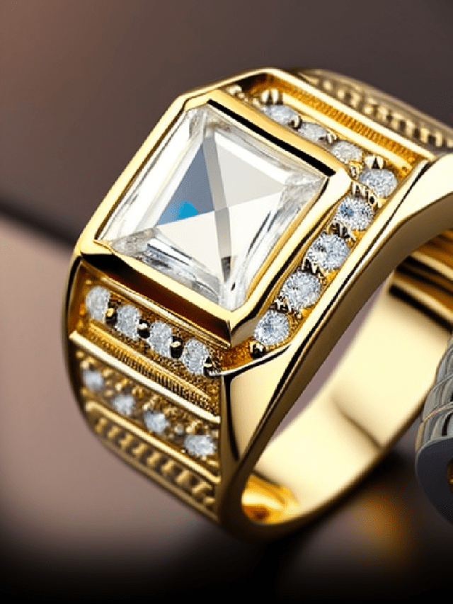 Stylish Gold Ring Designs for Men