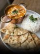 Paneer Tikka Masala with Rice and Naan