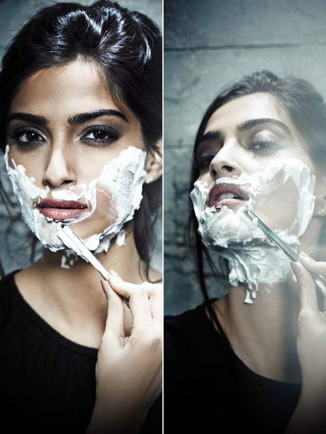 Netizens Making Buzz, After Sonam Kapoor Seen Shaving Her Face