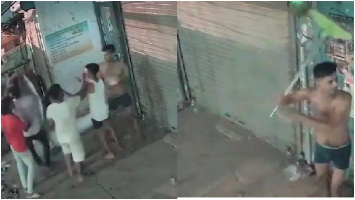 Assault on Kanpur liquor shop employees captured on CCTV, prompting police search for suspects identified in surveillance footage.