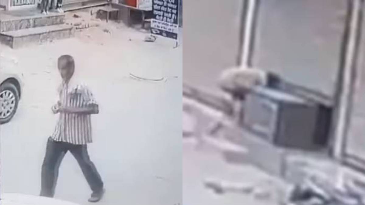 Haryana_ Thief Steals Nearly Rs 2 Lakh From Rewari Shop (1)