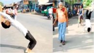 The Instagram is full of hilarious videos, like this viral clip of a boy's somersault fail shared by @deepakfliper_05.