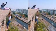 Two Pune teenagers perform a dangerous stunt for an Instagram reel, sparking social media outrage and calls for police action.